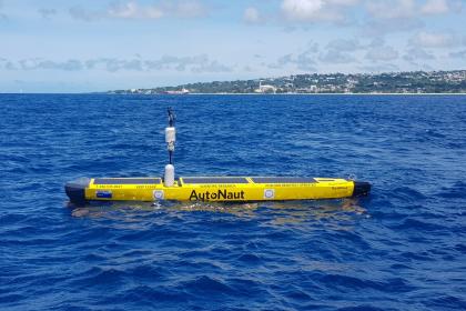 AutoNaut Ocean Hunter launches in Barbados